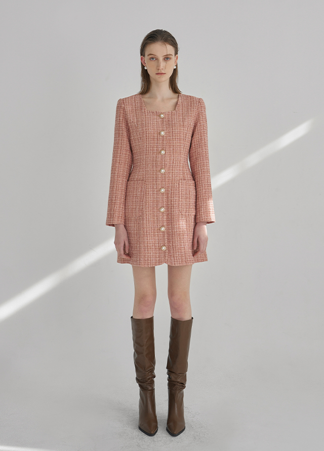 (E-1558)Ring Drop Pearl Earrings Korea