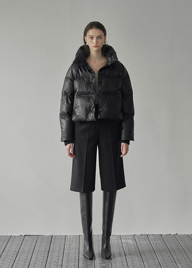 (CD-1998)Wool Vintage Boucle Hairy Crop Cardigan Korea