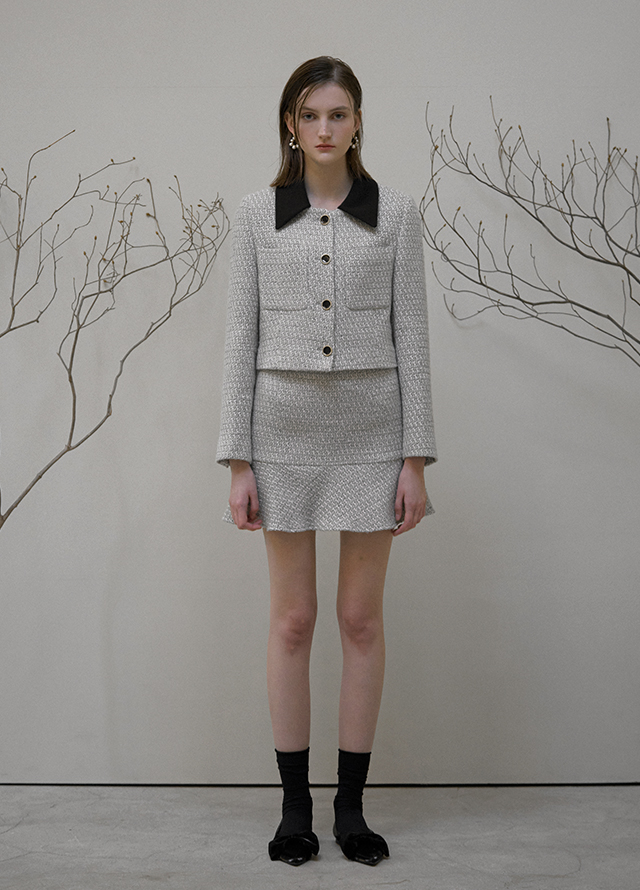 (SH-3370) Glossy Ribbon Flat Shoes Korea