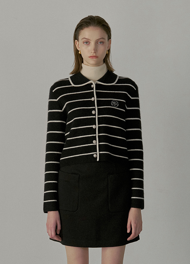 (SK-4722) Big Out Pocket Warm Touch Mini Skirt Korea