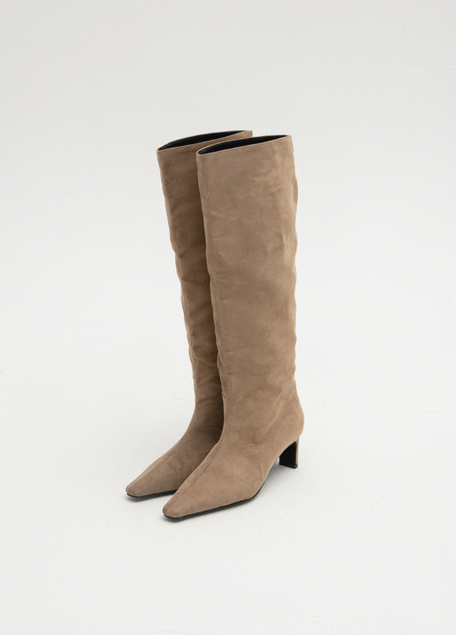 (SK-4710)Wool Bear Set-up Lip Pocket Mini Skirt Korea