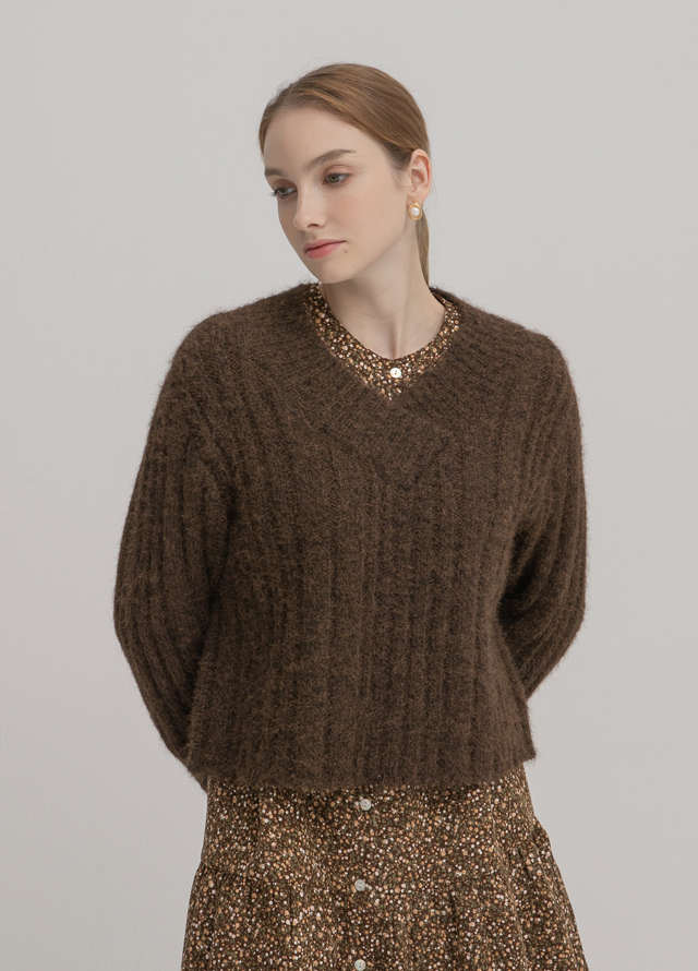 (OP-5996) Corduroy Flower Mini One Piece Korea