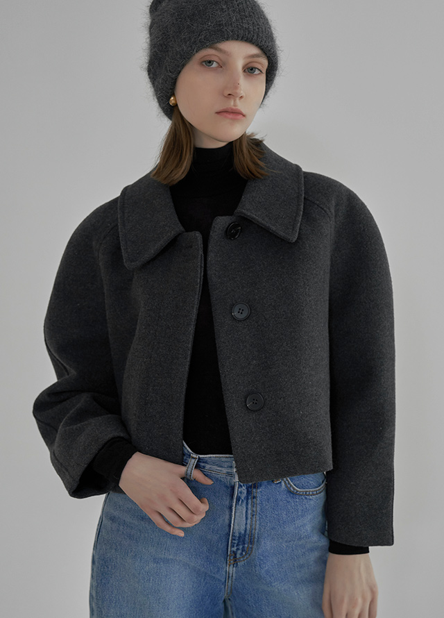(T-4881)Signature Casual Slim Fit Mock Neck Knit Korea