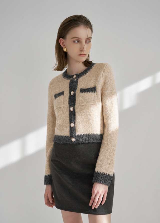 (N-SK-4565)Warm Touch Mini Skirt Korea