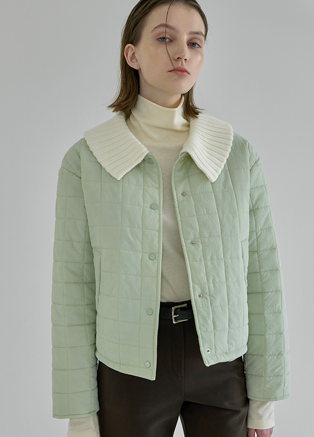 (SK-4710)Wool Bear Set-up Lip Pocket Mini Skirt Korea