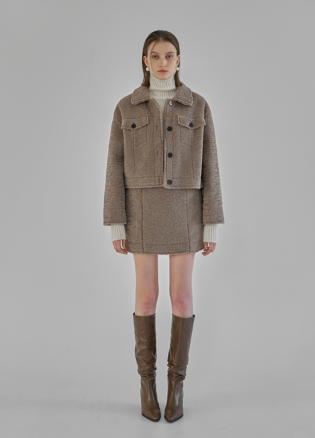 (JK-2780) Billy Set-Up Trucker Mustang Jacket Korea