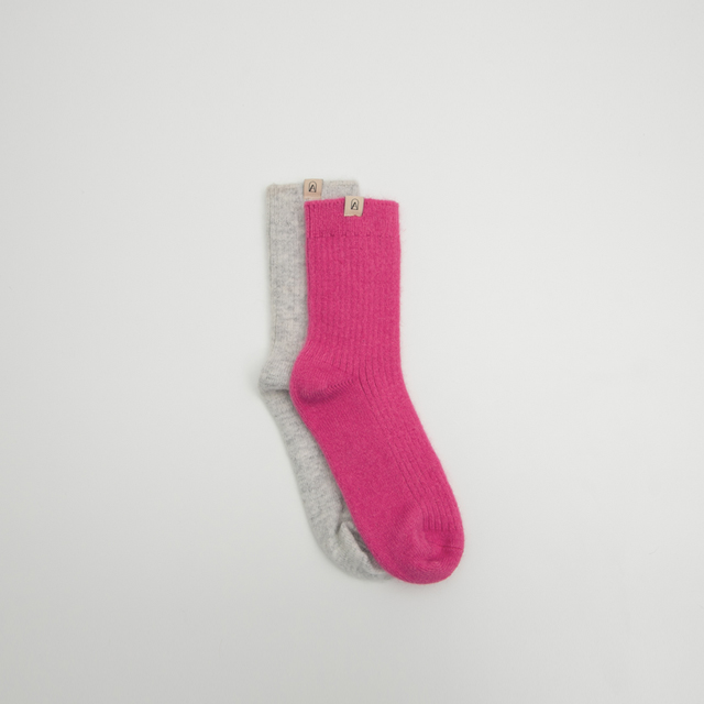 (SC-0020)Basic Wool Hairy Socks