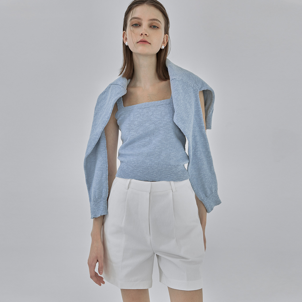 (CD-2022) Vivid Candy Pop Knit Top Cardigan Set S