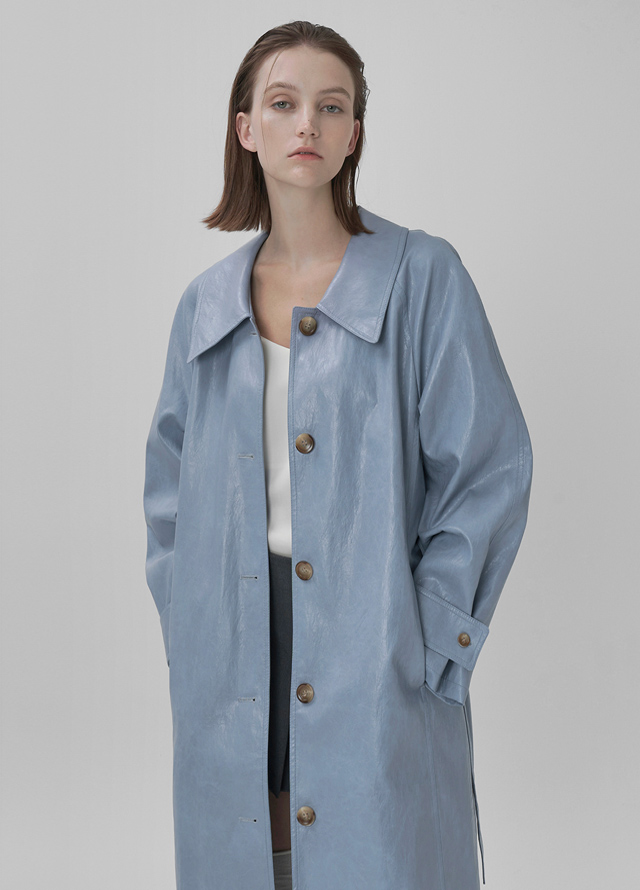 (BL-4130) Shine Basic Slip Blouse Korea