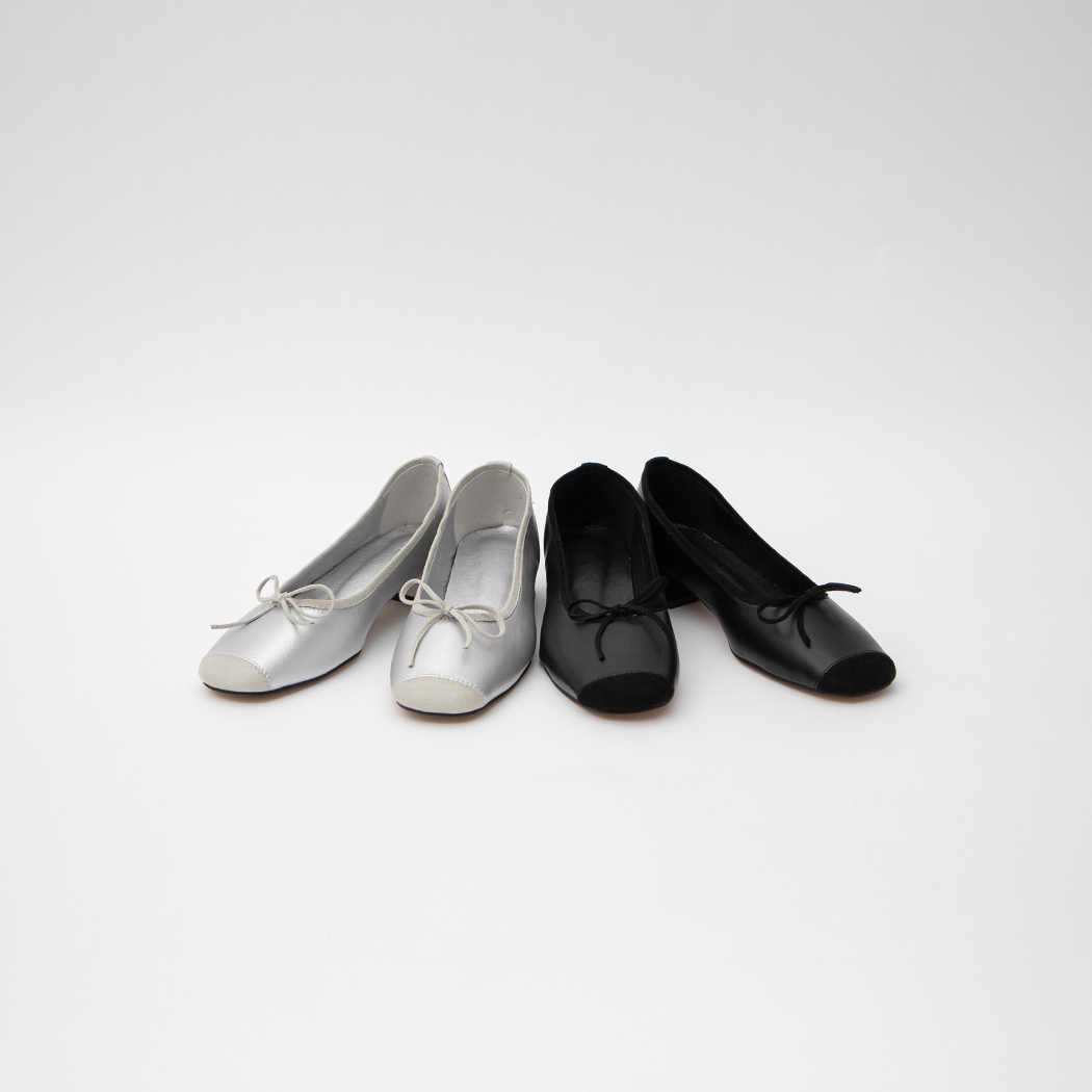 (SH-3372) Ribbon Point Middle Heel