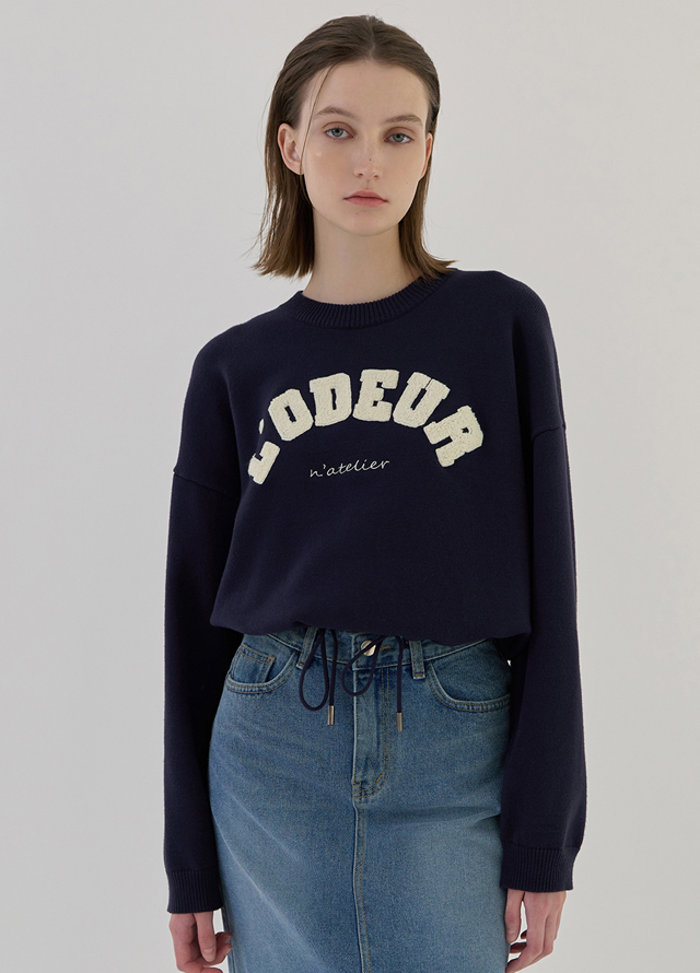 (OP-6030) Emblem Cutout Mini Shirt Dress Korea