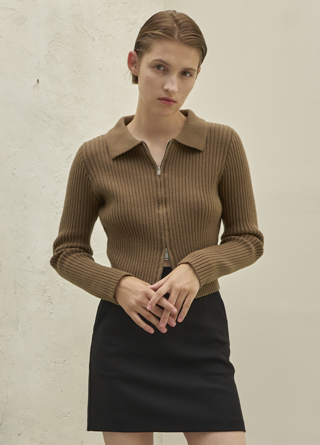 (SK-4836) Kiana Set-up A-line Solid Skirt Korea