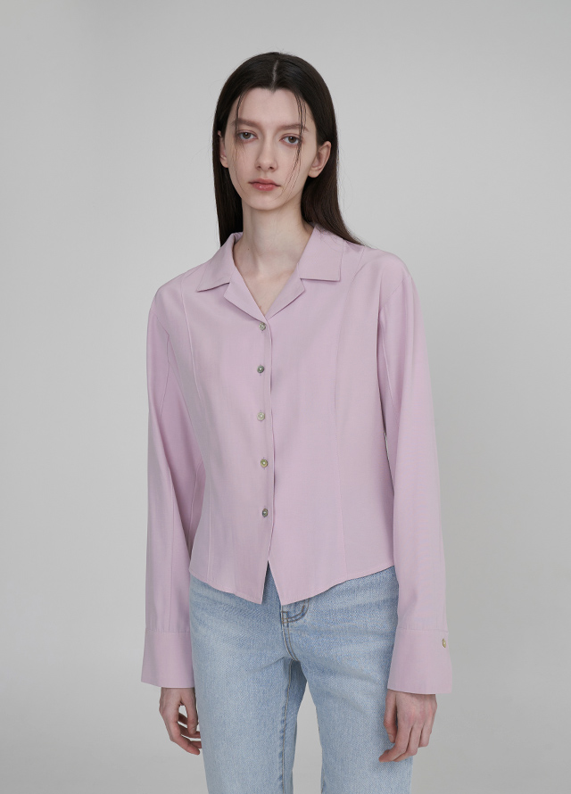 (VT-0235) Luna Cable Buckle V-Neck Vest Korea