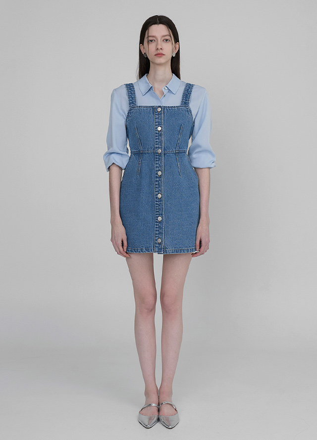 (BL-4131)Soft Standard Embroidered Shirt Korea