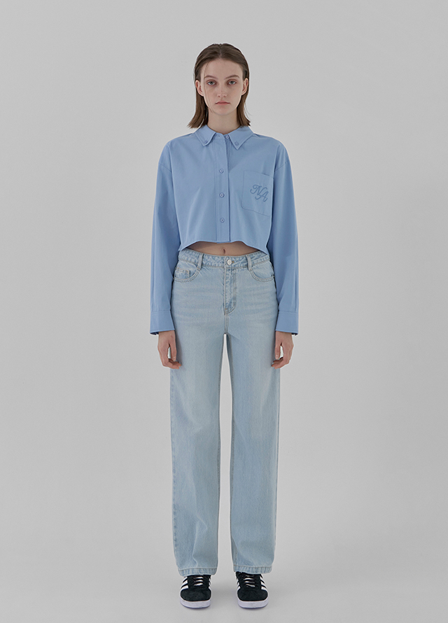 (JK-2803)Utility Set-up Crop Trench Jacket Korea