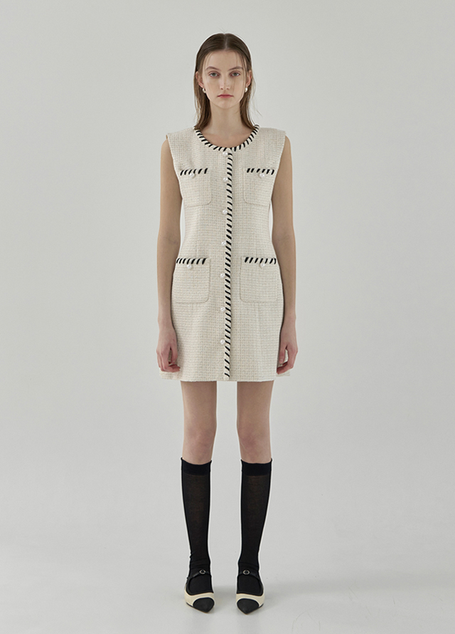 (SH-3374) Combination Stiletto Slingback Korea