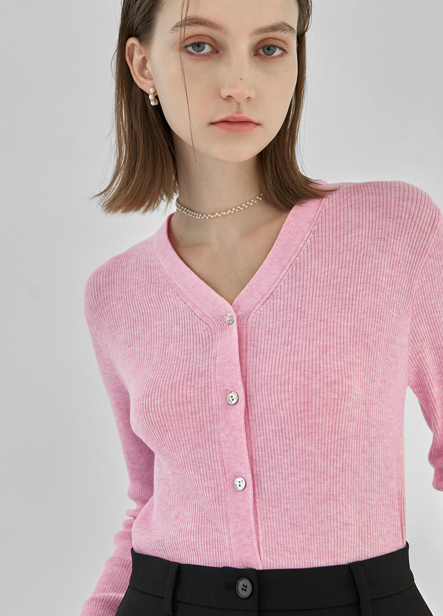 (SK-4772) Cotton Front Slit Mini Skirt Korea