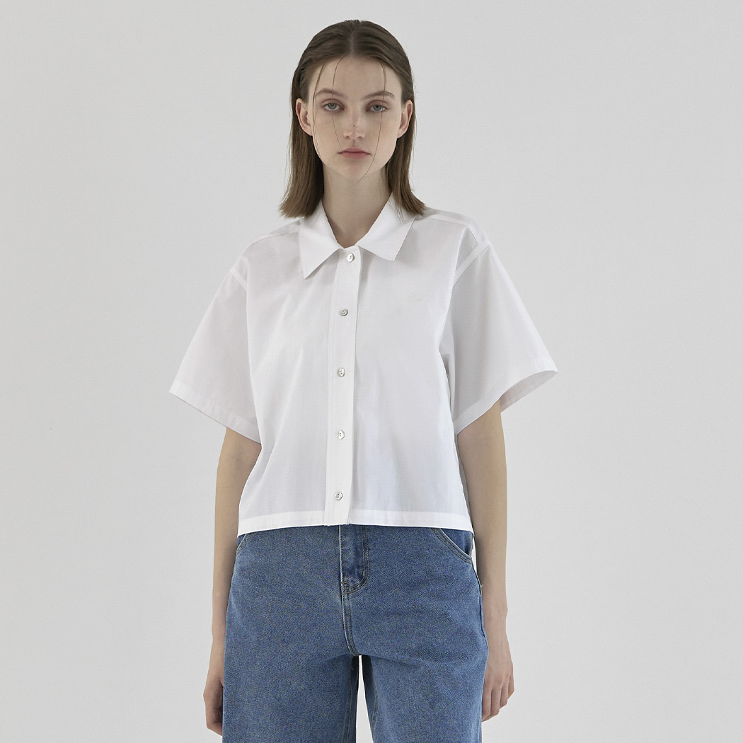 (BL-4121) Cotton Embroidered Box Fit Shirt