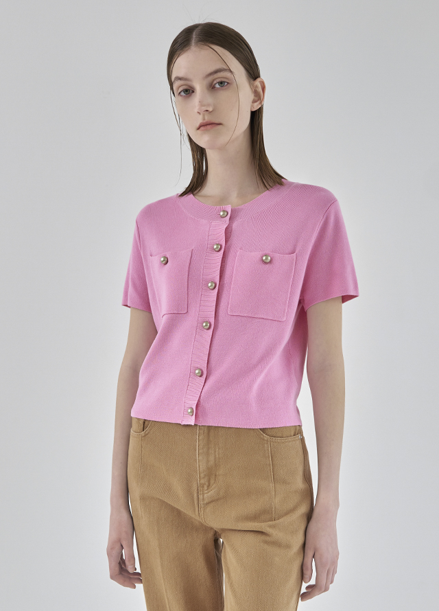 (SK-4800)Del Luna Color Stitch Mini Skirt Korea