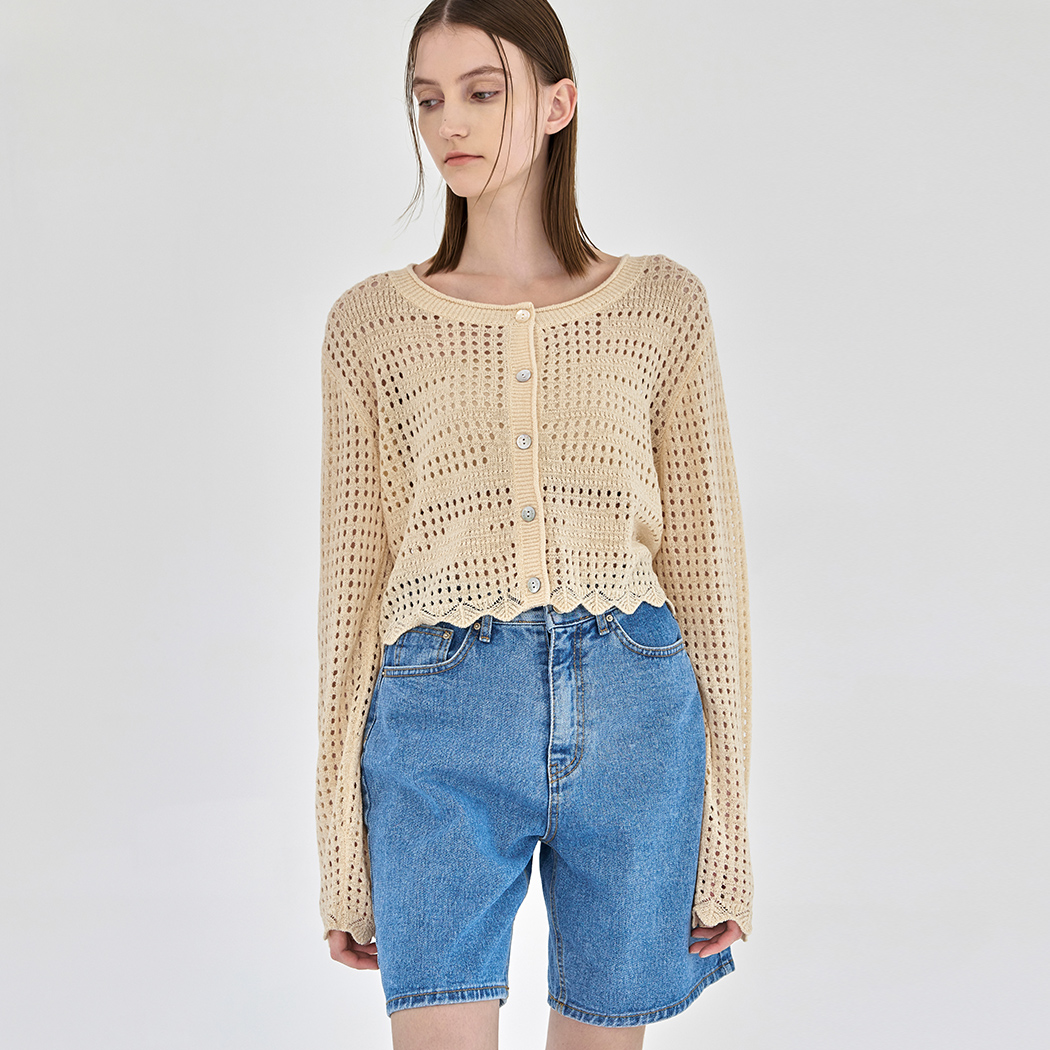 (CD-2058)Skasi Loose Cover Up Cardigan