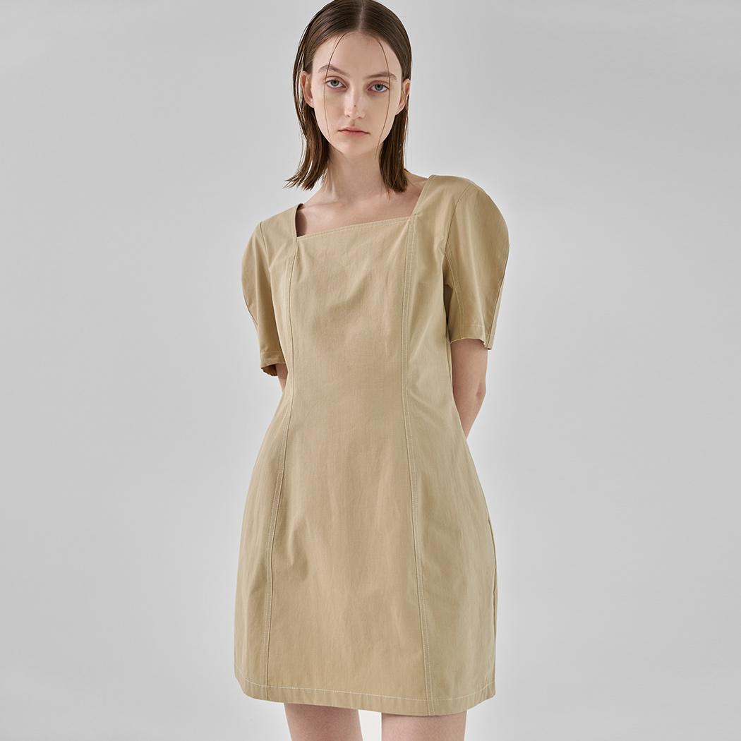 (OP-6038)Structured Stitch Point Mini One Piece