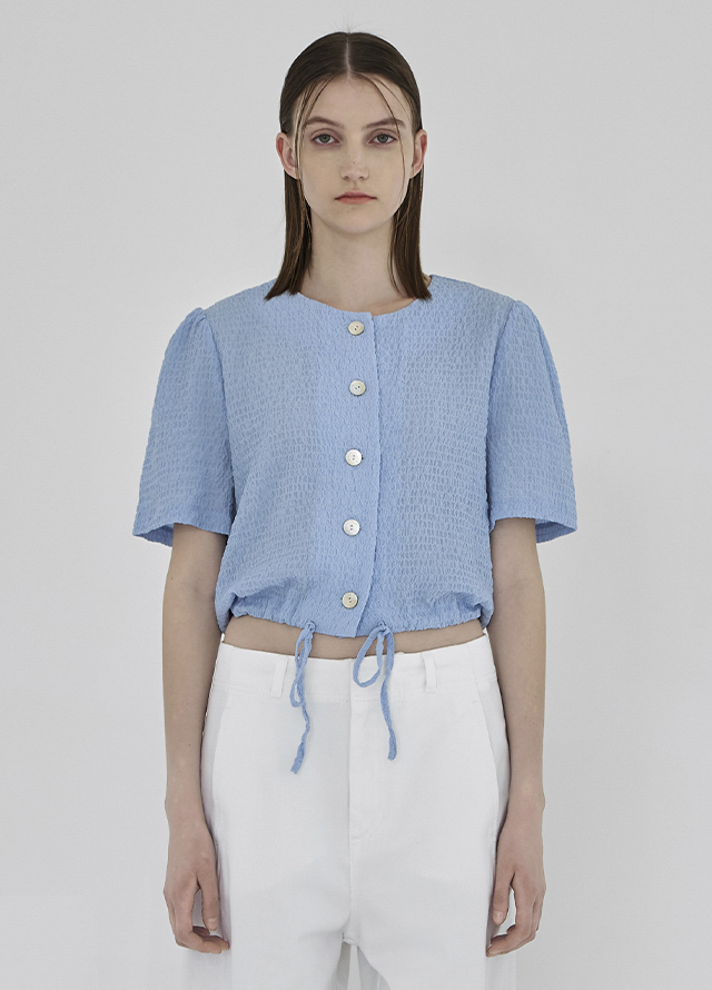 (PT-5435) Daily Half Denim Pants Korea