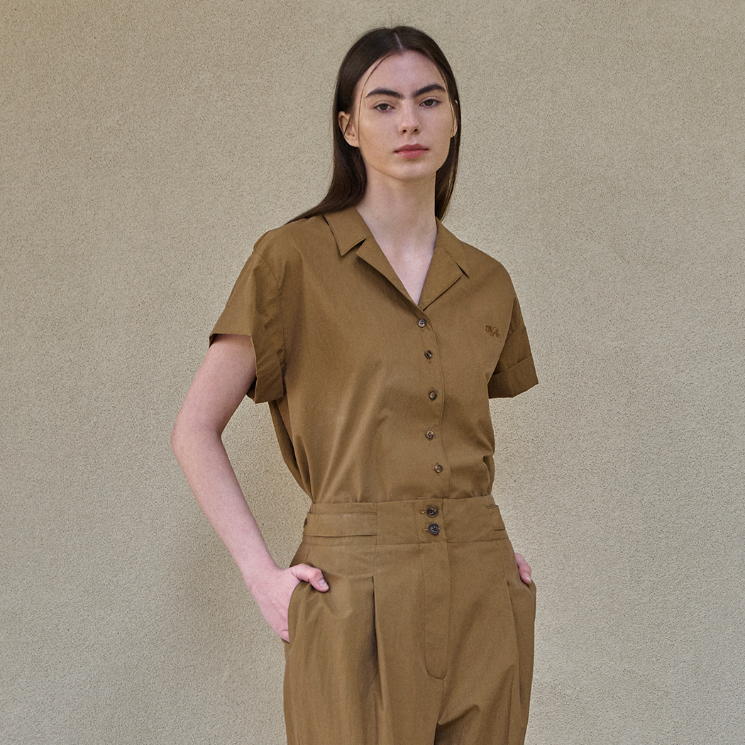 (BL-4135) Grip Open Collar Set-up Shirt