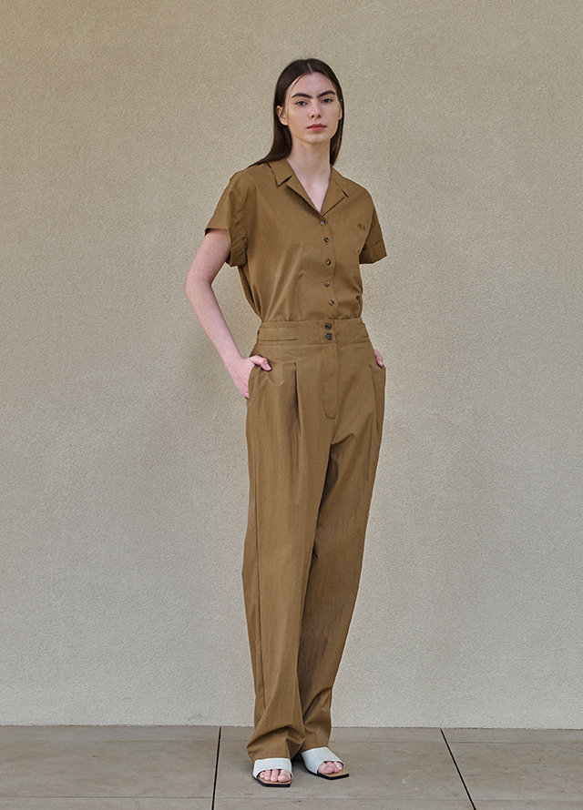 (T-6678) Modern Minimal Slim Boat Neck Knit Korea