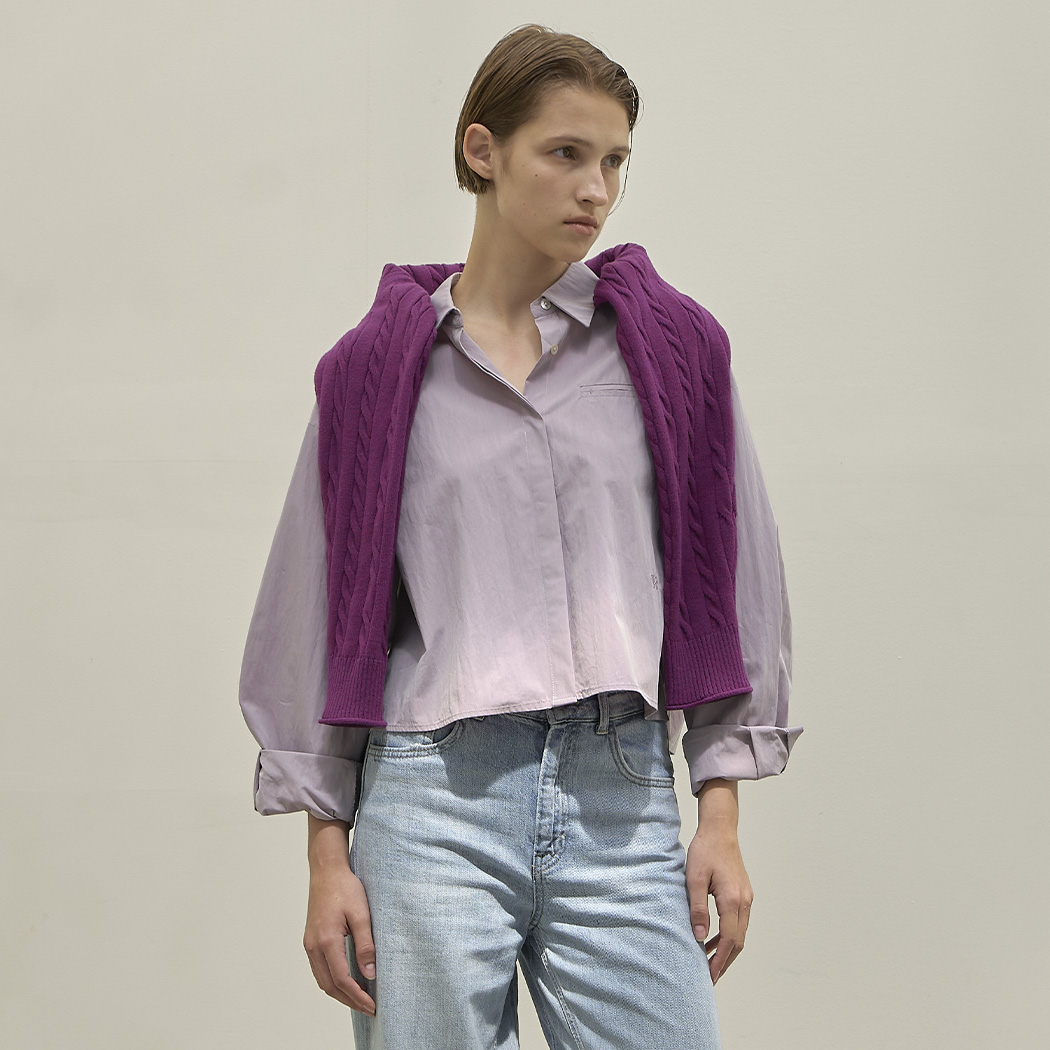 (BL-4152) Brody Back Point Color Shirt