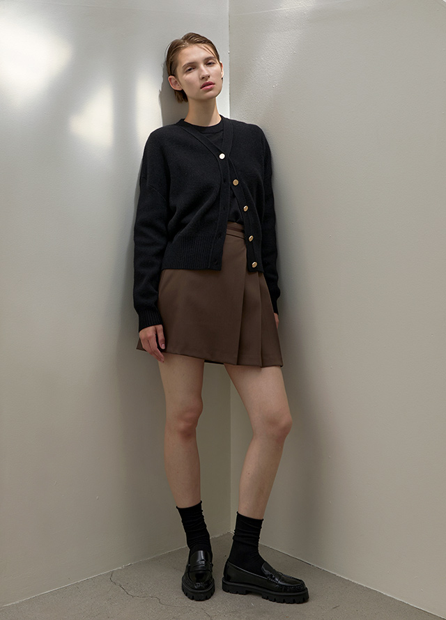 (Z-CD-2069)LOWELL CUTOUT KNIT CARDIGAN Korea