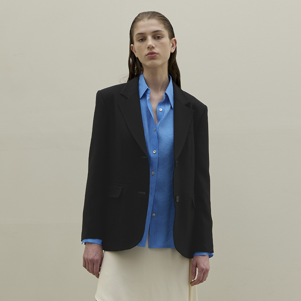 (JK-2844) Ruel Set-up Classic Tailored Jacket Korea