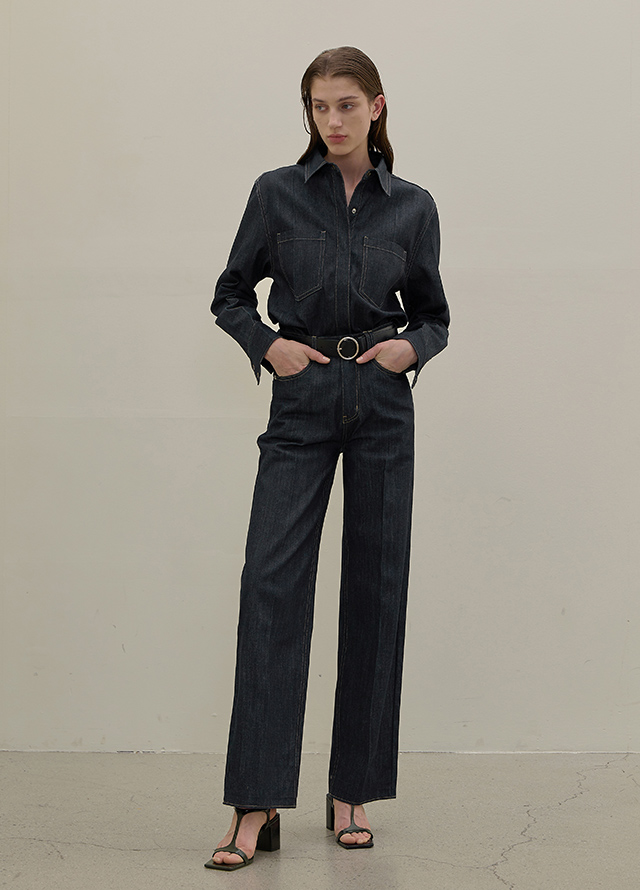 (BL-4157) Tennessee Set-Up Selvage Denim Shirt Korea