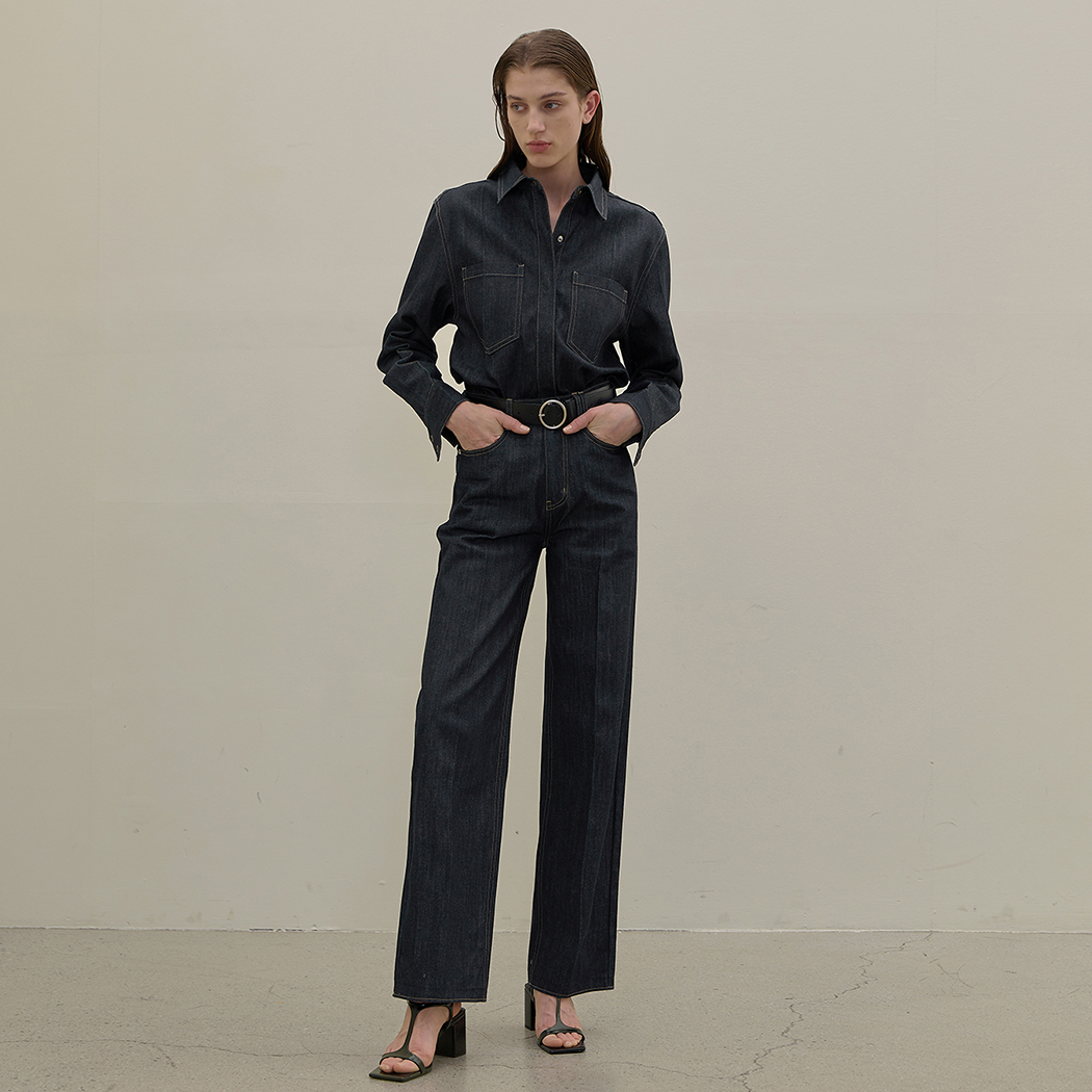 (PT-5450) Tennessee Set-up Selvage Denim Straight Pants