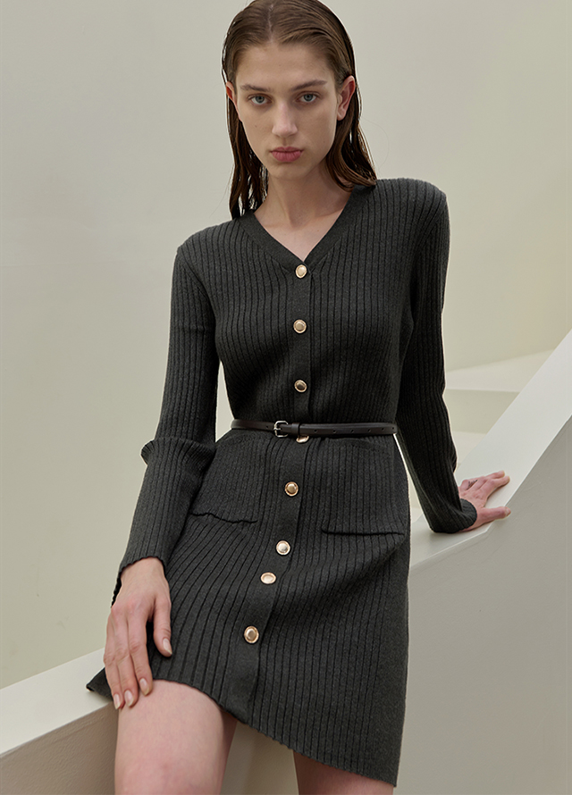 (SH-3401) Round Real Leather Long Boots Korea