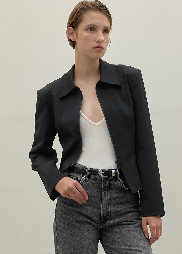 (PT-5449) Hazel Set-up Line Bootcut Pants Korea