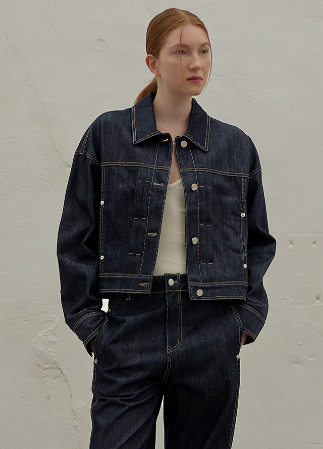 (T-6672)Atelier Lettering Slim Crop Tee Korea