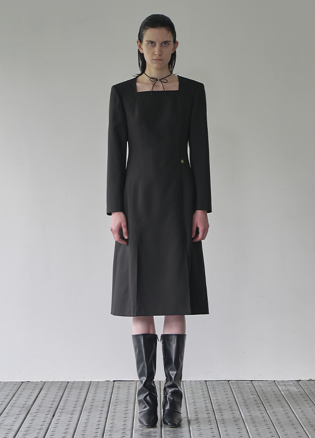 (SH-3400) Layered Long Boots Korea