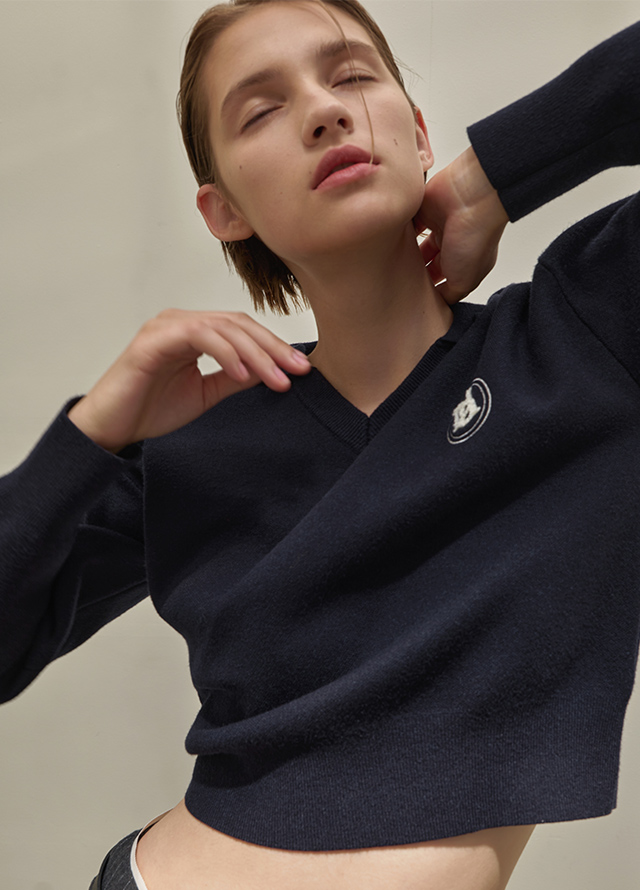 (Z-BL-4168)ESSENTIAL SOLID OVERFIT SHIRT Korea