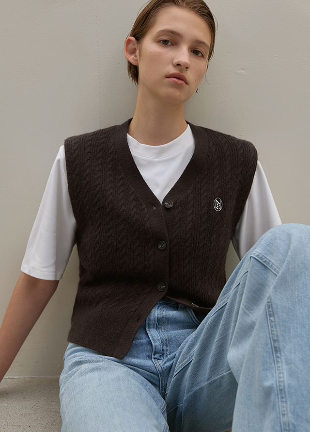 (CT-1420) Odd Wool Handmade Single Coat Korea