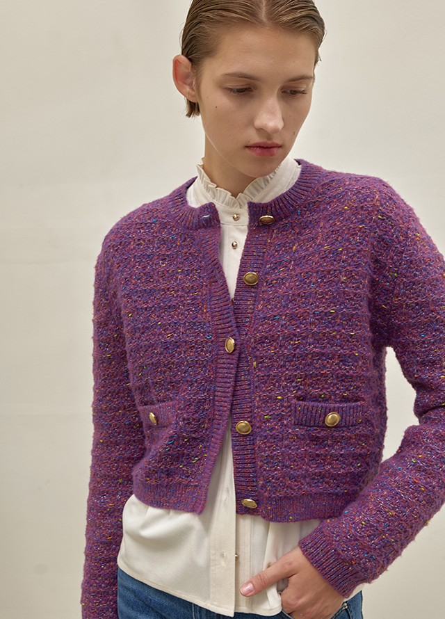 (BL-4177)Warm Touch Corduroy Pheasant Blouse Korea