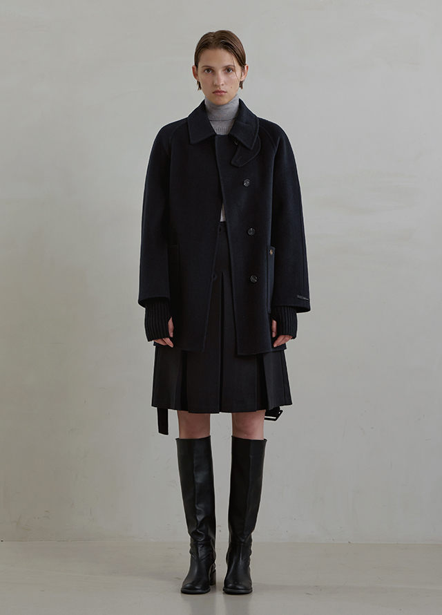 (NT-4201)Signature Basic Mock Neck Knit Korea