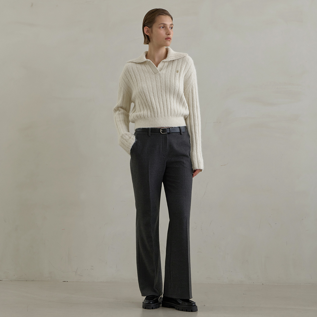 (Z-PT-5461)ESSENTIAL WINTER BOOTCUT LONG PANTS