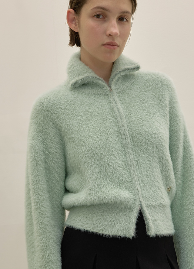 (JP-526) Luana Fur Long Padding Jumper S Korea