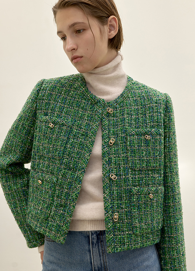 (T-6714) Cordel Woolacun Loose Fit Turtleneck Knit Korea