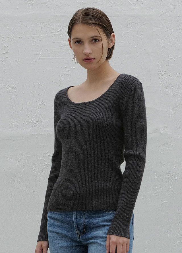 (JP-533) Casual Overfit Half Down Jumper S Korea
