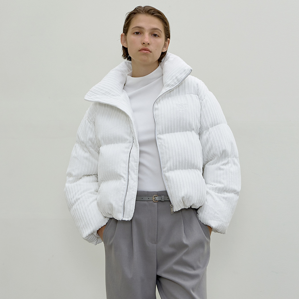 (JP-530) Teddy Warm Corduroy Padding Jumper
