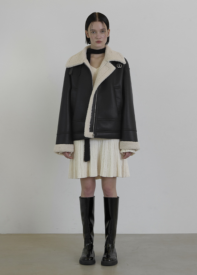 (T-6752)Signature Soft Round Knit Korea