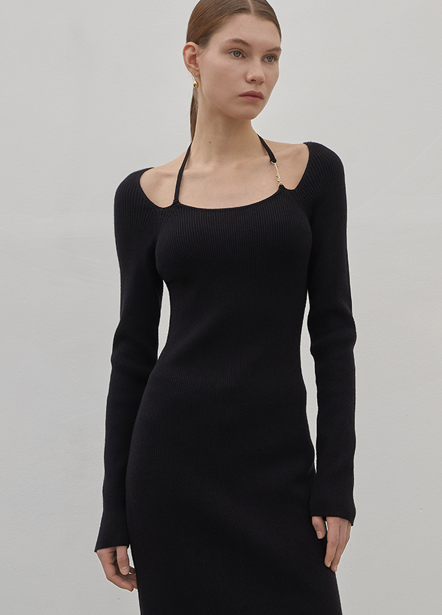 (T-6895)ESSENTIAL HIGH NECK TEE Korea