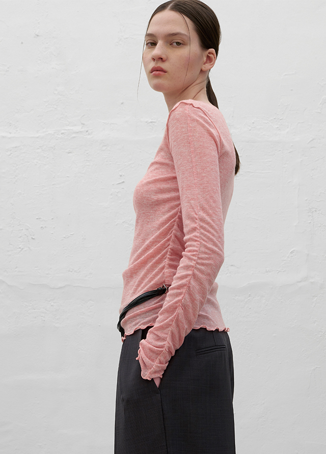 (JK-2930)LINDA TWEED ZIP-UP SET-UP JACKET Korea