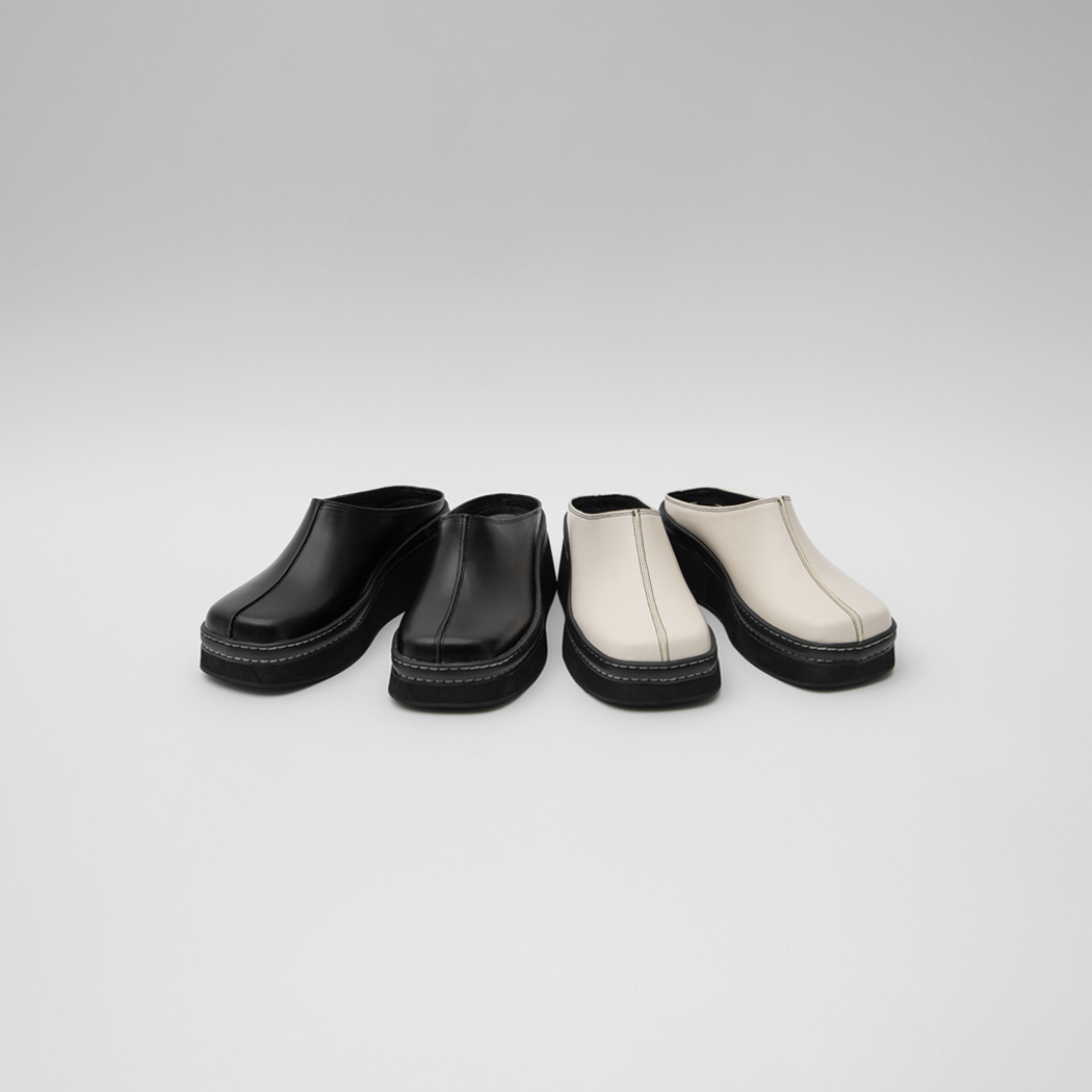 (SH-3414)STITCH CHUNKY MULE